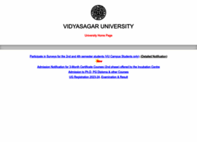 Vidyasagar.ac.in thumbnail