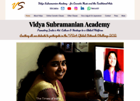 Vidyasubramanian.com thumbnail