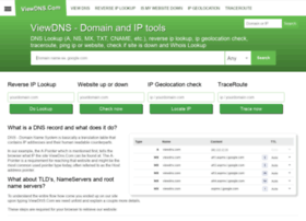 Viewdns.com thumbnail