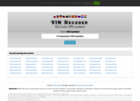 Vin-decoder.net thumbnail