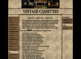 Vintagecassettes.com thumbnail