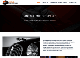 Vintagemotorspares.com thumbnail