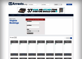 Virginia.arrests.org thumbnail