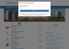 Virginiajobdepartment.com thumbnail