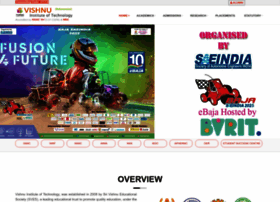Vishnu.edu.in thumbnail