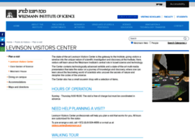 Visitors-center.weizmann.ac.il thumbnail