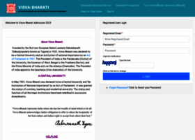 Visvabharatiadmission.samarth.edu.in thumbnail