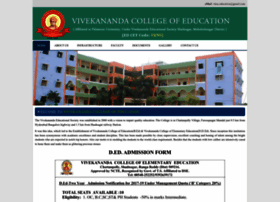 Vivekanandaedu.in thumbnail
