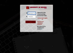 vle-unic.unicaf.org at WI. University Of Nicosia Online: Log in to the site