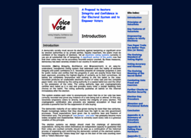 Voicevote.org thumbnail