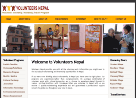 Volunteersnepal.com thumbnail