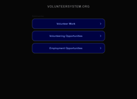Volunteersystem.org thumbnail