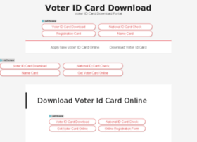 Voteridcarddownload.com thumbnail