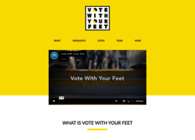 Votewithyourfeet.org thumbnail