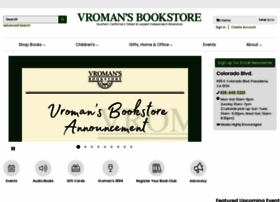 Vromansbookstore.com thumbnail