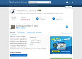 Wacom-stu-driver.software.informer.com thumbnail