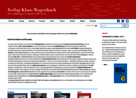 Wagenbach.de thumbnail