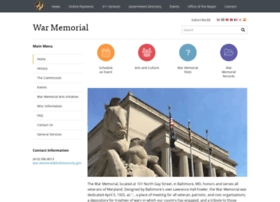 Warmemorial.baltimorecity.gov thumbnail