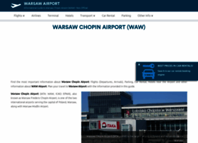 Warsaw-airport.com thumbnail
