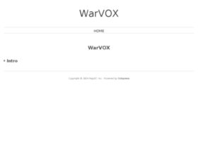 Warvox.org thumbnail