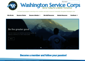 Washingtonservicecorps.org thumbnail
