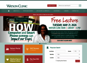 Watsonclinic.com thumbnail