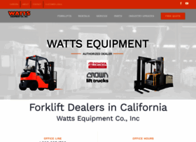 Wattsequipment.com thumbnail