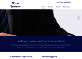 Waynethompsonlawyers.co.nz thumbnail