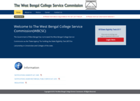 Wbcsc.ac.in thumbnail