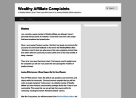 Wealthyaffiliatecomplaints.com thumbnail