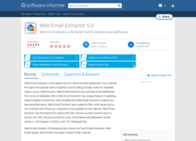 Web-email-extractor.software.informer.com thumbnail