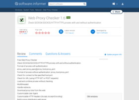 Web-proxy-checker.software.informer.com thumbnail