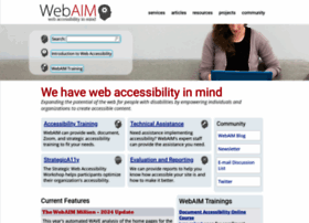 Webaim.org thumbnail