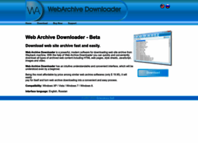 Webarchivedownloader.com thumbnail