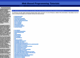 Webbasedprogramming.com thumbnail
