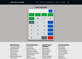 Webcalculators.org thumbnail