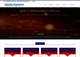 Webcitybroadband.com thumbnail
