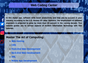 Webcodingcenter.com thumbnail