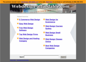 Webdesign-affordable.com thumbnail