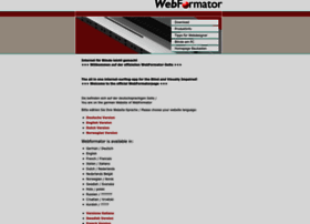Webformator.de thumbnail