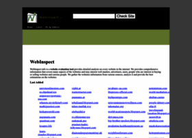 Webinspect.info thumbnail