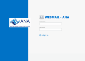 Webmail.ana.gov.br thumbnail Webmail.ana.gov.br thumbnail