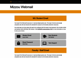 Webmail.mizzou.edu thumbnail