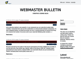 Webmasterbulletin.net thumbnail