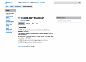 Webos-dev-manager.updatestar.com thumbnail