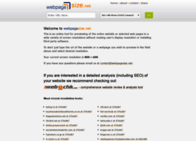 Webpagesize.net thumbnail