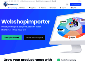 Webshopimporter.com thumbnail