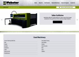 Webstermachinery.co.uk thumbnail