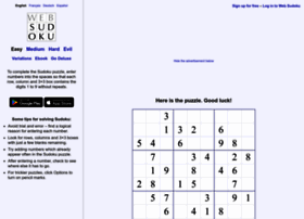 Web Sudoku - Billions of Free Sudoku Puzzles To Play Online