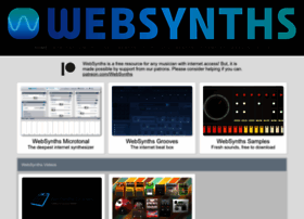 Websynths.com thumbnail